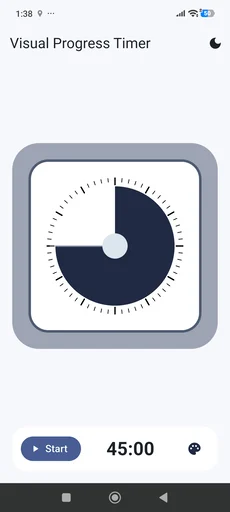 Visual Progress Timer Android Screenshot